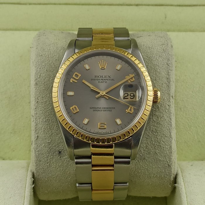 Rolex - Oyster Perpetual Date - 15223 - Uomo - 1990-1999