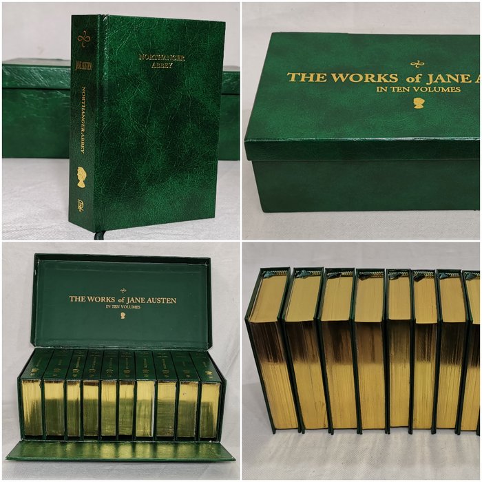 Jane Austen - The Works of Jane Austen (Complete 10 Luxury Volumes) - 1980