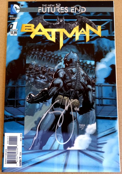DC Comics - Future's End: Batman #1  Lenticular Cover !!! - Signed by Creator Scott Snyder at SDCC 2014 !!! With COA !! - Prima edizione