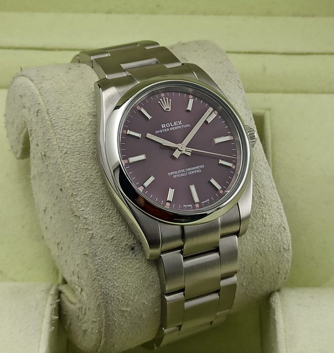 Rolex - Oyster Perpetual Purple Dial - 114200 - Uomo - 2011-presente