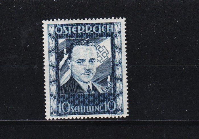 Austria 1935/1935 - “Dollfuß” stamp - Michelkatalog 588