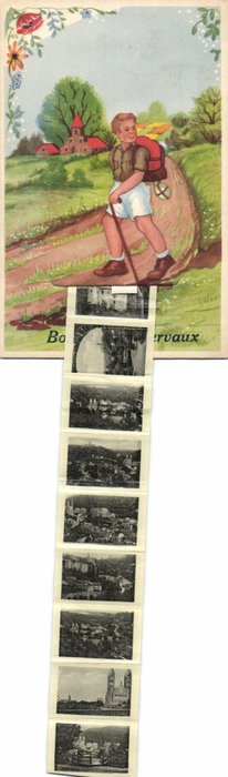 Luxemburg - Leporello en diverse uit stad en dorp met aantal fantasie - Ansichtkaarten (Collectie van 39) - 1905-1950