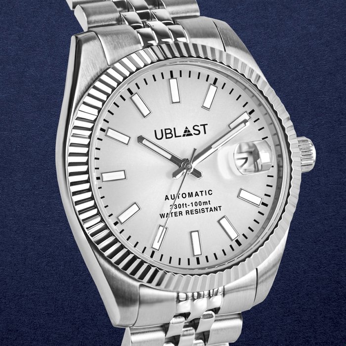 Ublast® - Century White Automatic - UBCEJA40WH - Män - Ny