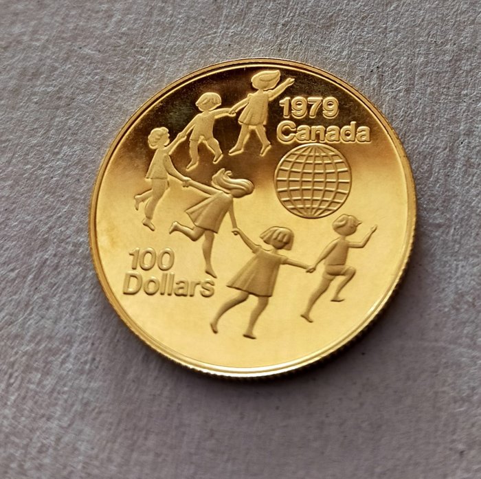 Canada. 100 Dollars 1979 Elisabetta II