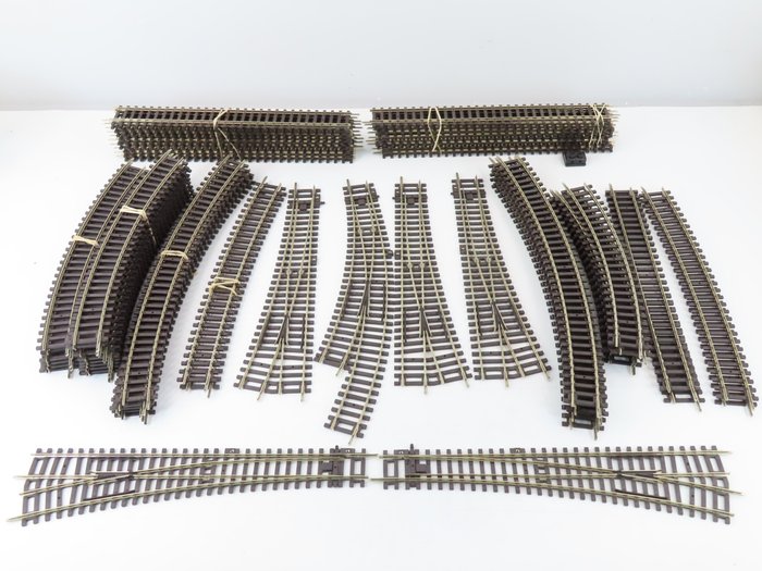 Piko H0 - 55220/55221/55201/55212/55214/55225/a.o. - A - Tracks - 58-piece track package: points, straight and curved