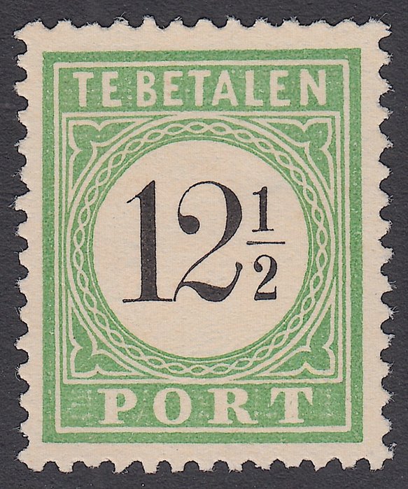 Curaçao 1889 - Postage due stamp - NVPH P4