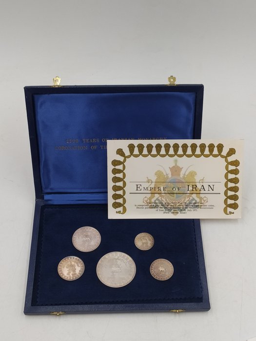 Iran. 2500 Years of Iranian Monarchy (5 coins)