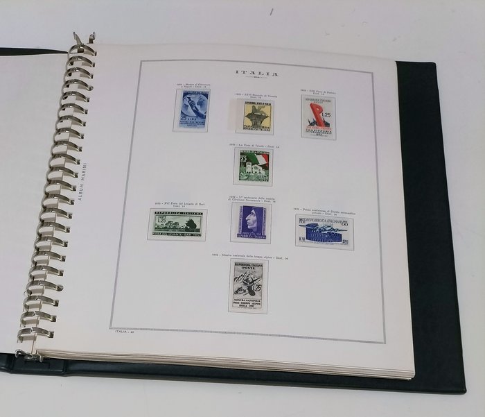 Italian Republic 1952/1970 - New almost complete collection of regular mail of the period