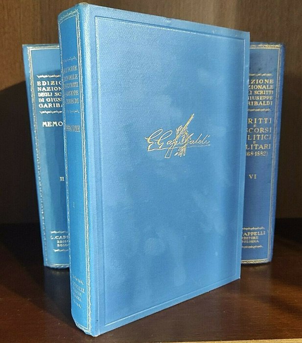 Reale Commissione - Edizione Nazionale degli scritti di Giuseppe Garibaldi 6 volumi 1932 - 1932/1934