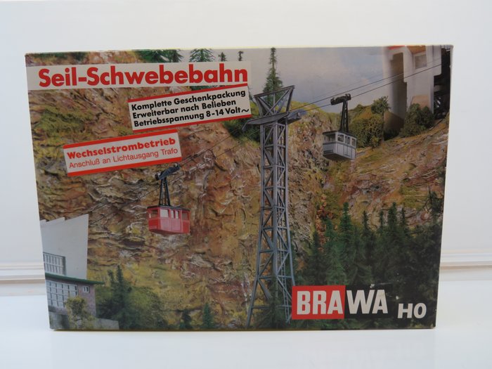 Brawa H0 - 6200 - Landschap - Kanzelwandbahn, kabelbaan met verlichting