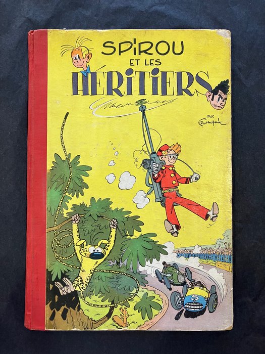 Spirou et Fantasio T4 - Spirou et les héritiers - C - First Belgian edition - (1952)
