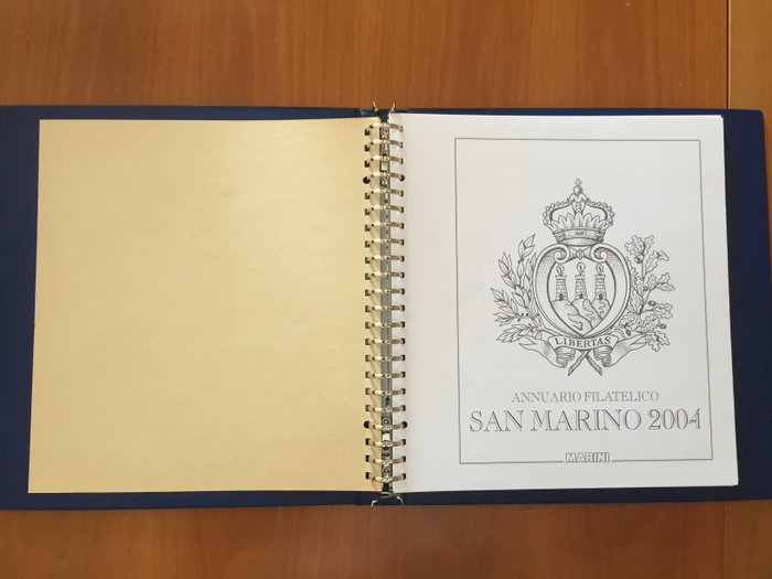 Accessories - Binder plus Marini sheets of San Marino, like new, some years are still wrapped - Annate 2004 2005 2006 2008 2011 2012