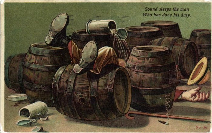 Boire de la bière, brasseries et publicité de la bière - y compris l'humour, l'Oktoberfest, etc. - Cartes postales (Collection de 66) - 1900-1980