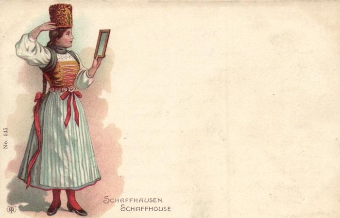 Suisse - Folklore - Incl. Lithographies, types de montagne, costumes traditionnels et vie à la campagne - Cartes postales (Collection de 76) - 1900-1960