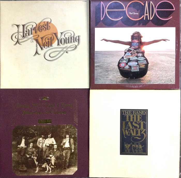 Crosby, Stills, Nash & Young, Neil Young - 4 LP Albums - 3xLP Album (Triple album), LP Album - 1970/1978