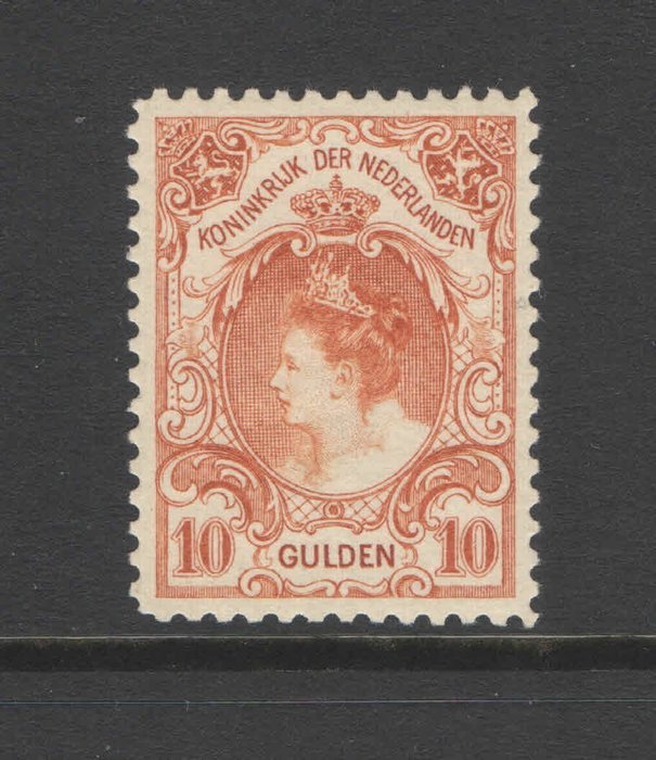 Nederland 1905 - Koningin Wilhelmina 'Bontkraag' - NVPH 80