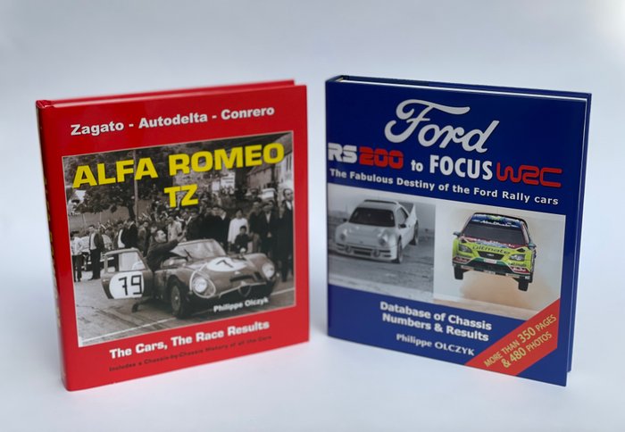 Book - Alfa Romeo - Book Alfa Romeo TZ and Ford RS 200 New ! - 2002