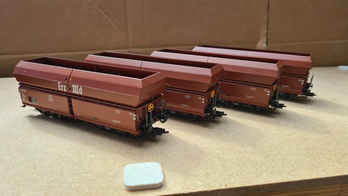 Roco H0 - 66019 - Freight wagon set - OOtz 50 "ERz IIId" - DB