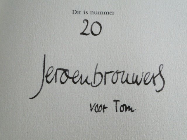 Jeroen Brouwers - Et in Arcadia ego; Zang voor mijn haan die dood is [Met opdracht aan Tom van Deel] - 1981