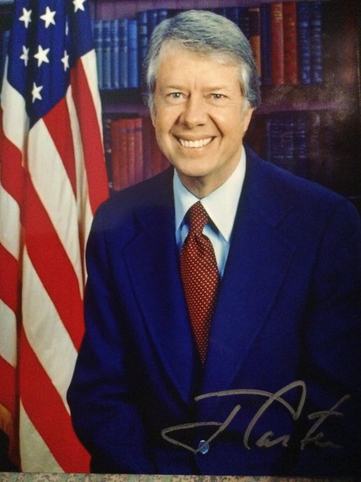 Jimmy Carter (39. President of the United States) - Signed autograph card - 2005