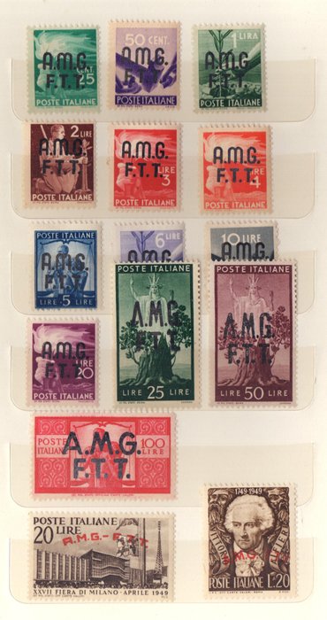 Triest - Zone A - AMG-FTT - collection remnants, mint