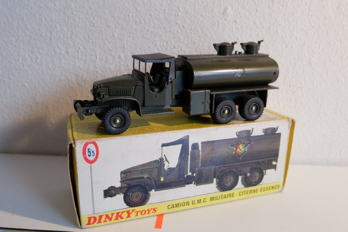 Dinky Toys - 1:48 - ref. 823 Camion GMC Militaire Citerne Essence - Fatto in Francia