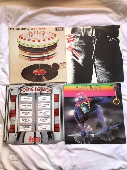 Scorpions, De Rolling Stones, Foreigner - 4 Albums - LP's - Diverse persingen (zie de beschrijving) - 1971/1981