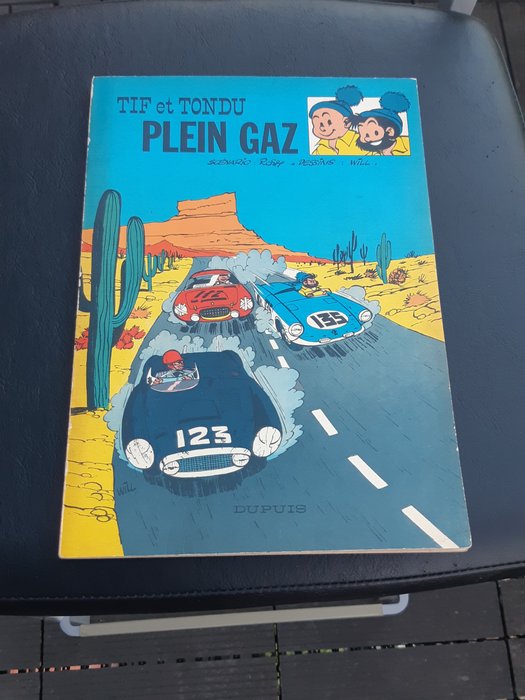 Tif et Tondu T7 - Plein Gaz - B - Eerste Belgische editie - (1959)