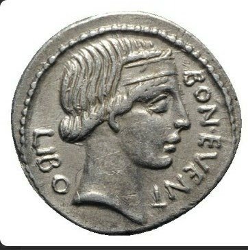 Roman Republic. L. Scribonius Libo, 62 BC. AR Denarius,  Roma