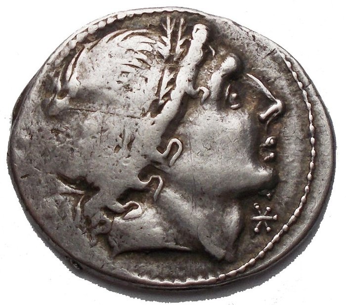 Roman Republic. L. Memmius, 109-108 BC. AR Denarius,  Rome