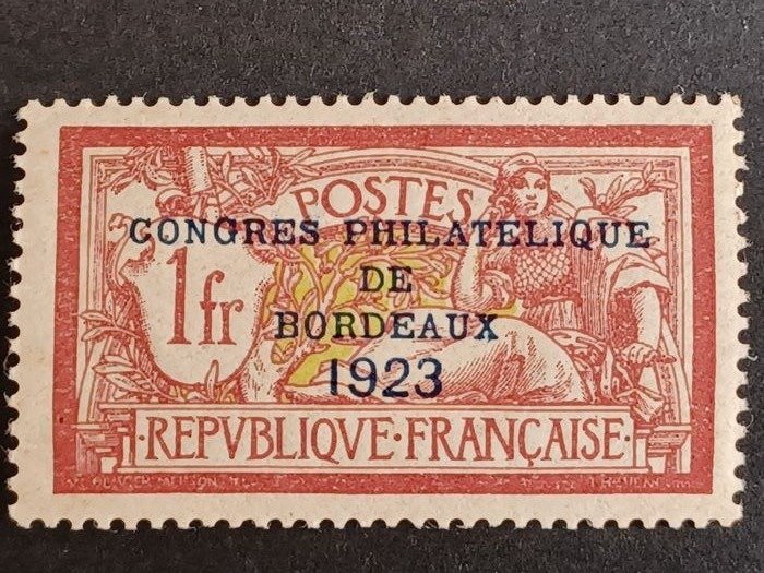 Frankrijk 1923 - N°182, Philatelic Congress of Bordeaux Mint* signed and with Calves certificate - Yvert
