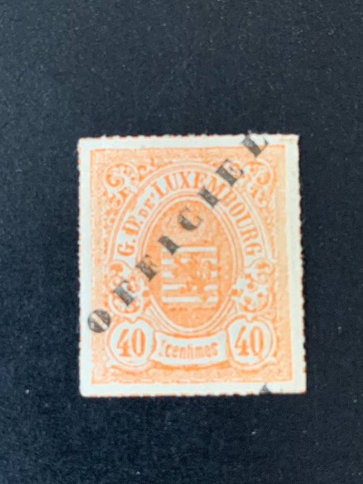 Luxembourg 1879 - Lovely mint Official no. 22, Yvert catalogue value of €400 - Yvert Service 22