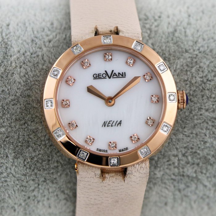GEOVANI - Swiss Diamond Watch - GOL577-RL-D-7 - Fără preț de rezervă - Femei - 2011-prezent