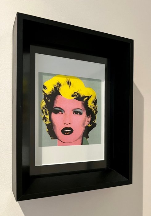 Image 2 of Banksy (1974) - Kate Moss Postcard + Banksy Crude Oils