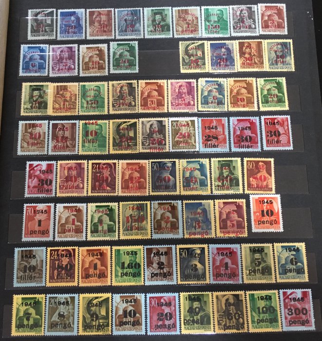 Ungarn 1945/1997 - Extensive collection of blocks and sets and mini sheets and memorial sheets