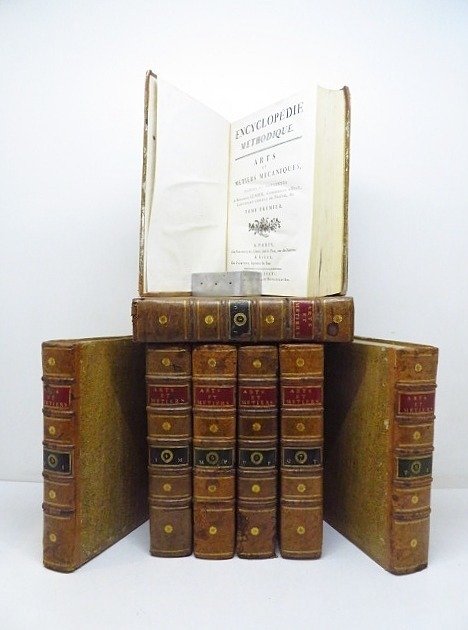 Charles-Joseph Panckoucke - Encyclopédie Méthodique - Arts et Métiers Mécaniques - 1782/1791