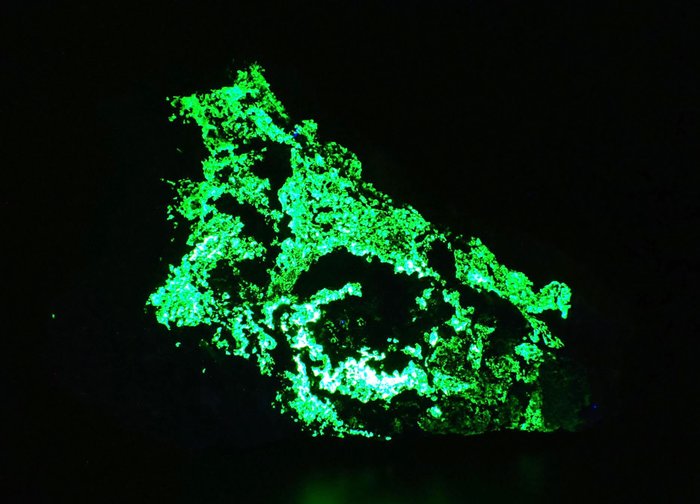 Quarzo rosso con ialite fluorescente Cluster di cristallo - 155×95×37 mm - 475 g