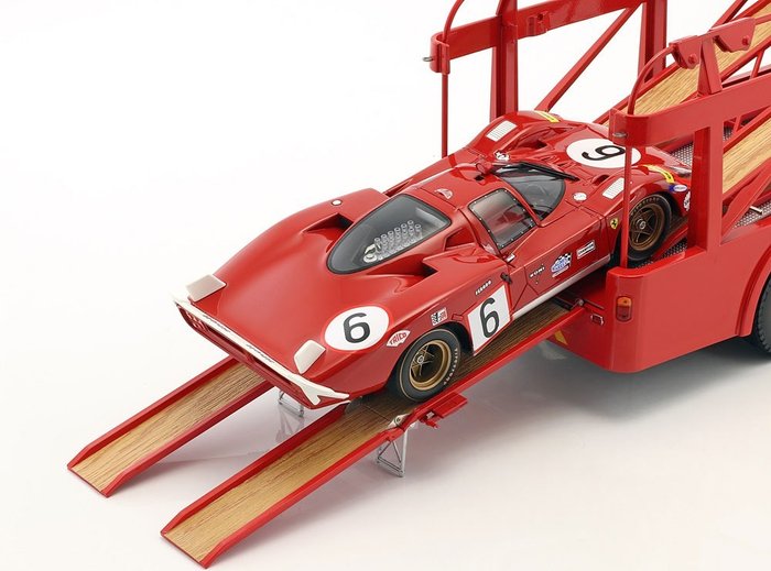 Image 2 of Norev - 1:18 - Fiat Bartoletti 306/2- Ferrari race transporter Le Mans