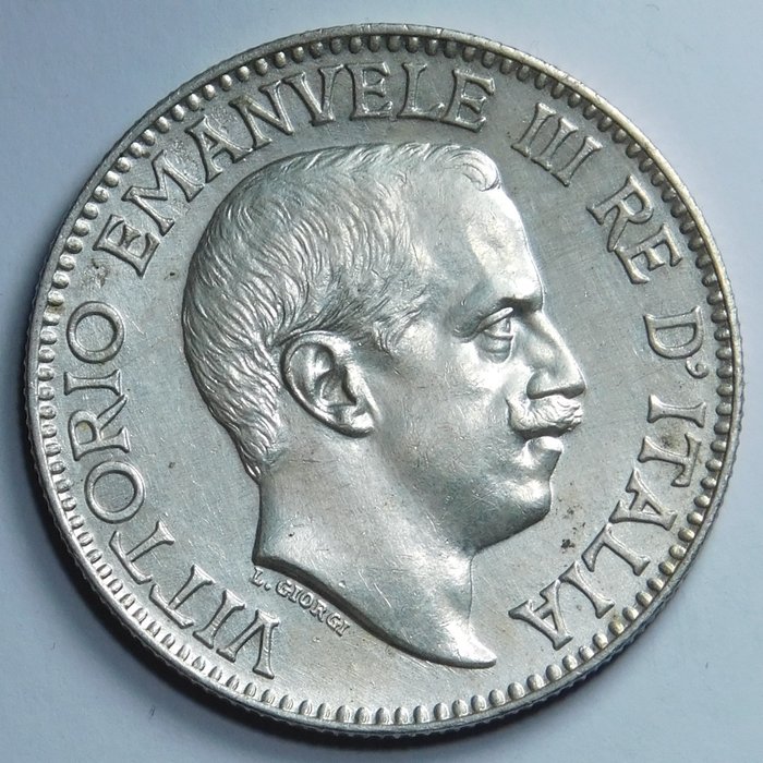 Italiaans Somaliland. Vittorio Emanuele III di Savoia (1900-1946). 1 Rupia 1915
