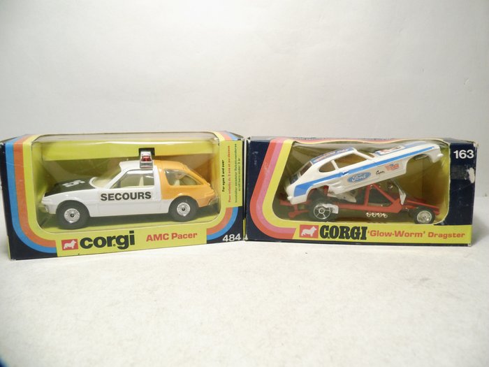 Corgi - 1:43 - Ford Capri-Dragster  -  AMC Pacer - Ref N° 484-163