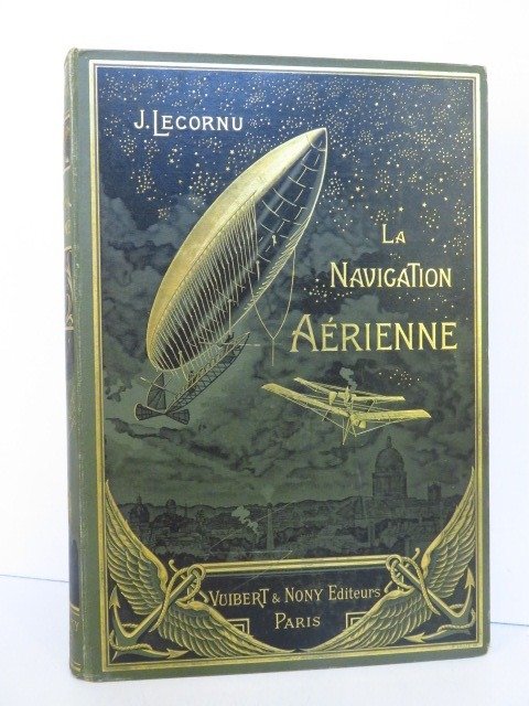 Lecornu / Souze ( Cartonnage au Zeppelin et Avion ) - La navigation aérienne. - 1910