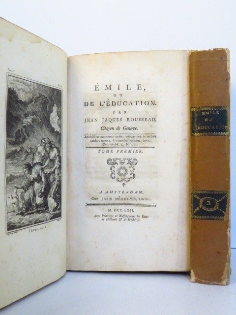 Jean Jacques Rousseau - Emile ou l'Education - 1762