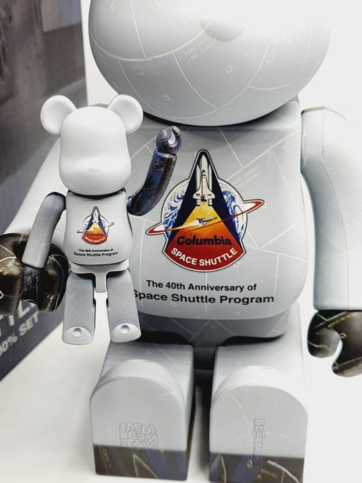 Image 2 of Medicom Toy - Be@rbrick 100% & 400% Space Shuttle Program (NASA)