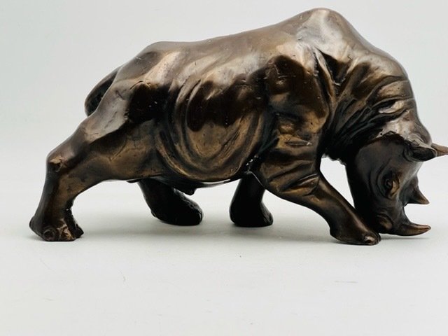 Bella statua di rinoceronte - Rinoceronte - Bronzo