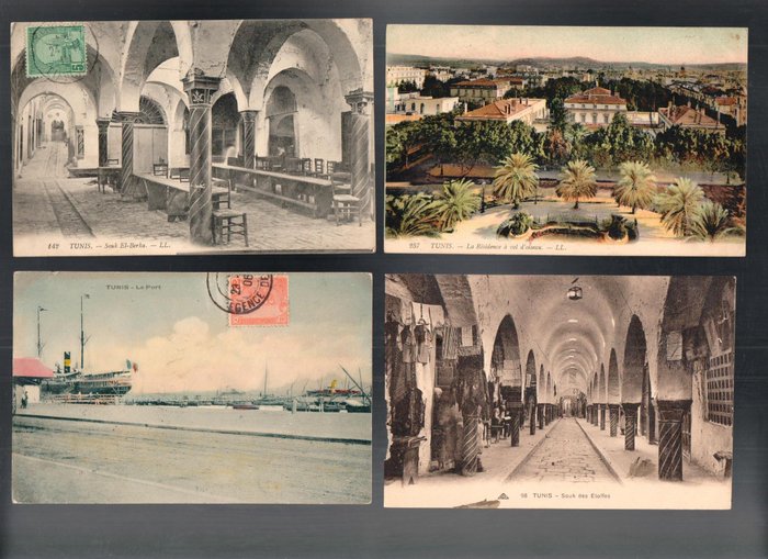 Tunisie - Afrique - Cartes postales (Collection de 57) - 1905