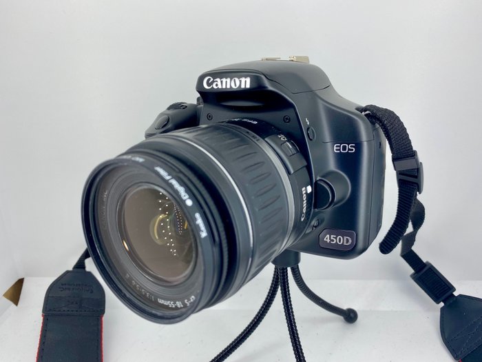 Canon Eos 450D solo 7000 scatti + EF-S 18-55mm f 3,5-5,6 II