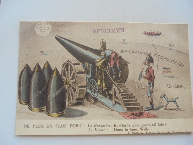 Military 14-18 Cannons - Postcards (64) - 1914-1920