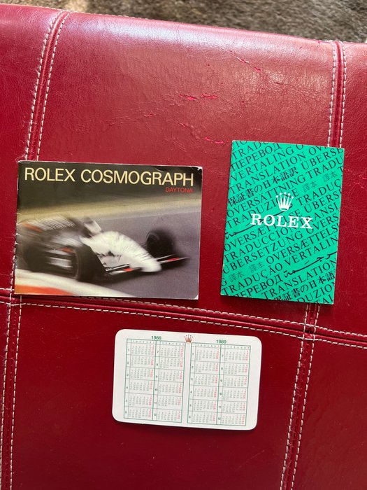 Rolex Cosmograph Daytona 3 items year 1989 - Year 1989,   3 items (see all photos) - Cosmograph Daytona anno 1989