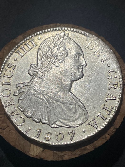 Spanje. Carlos IV (1788-1808). 8 Reales 1807 Mexico TH