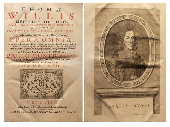 Thomas Willis - Thomae Willis Medicinae Doctoris Opera Omnia - 1720